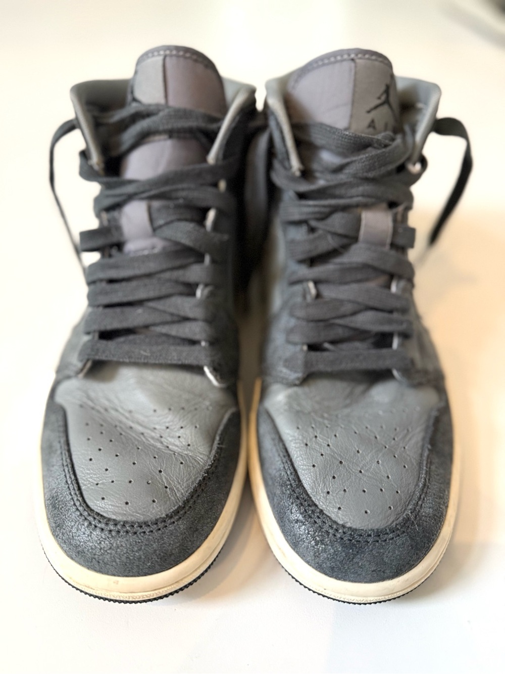 Nike Air Jordan Graphite High-Top Sneakers